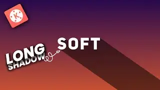 Make Professional Long Shadow Text Effect Using Kinemaster - Like After Effects