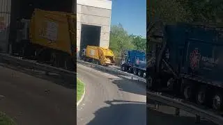 ABSOLUTELY PACKED Front Load Garbage Truck