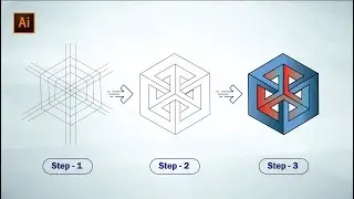 Modern Polygon Logo Design in Adobe Illustrator Tutorials
