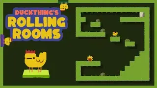 Duckthing's Rolling Rooms Full Demo Gameplay Walkthrough / [No Commentary]
