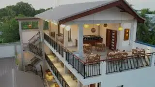 Drone Views of Oshi Boutique Guesthouse, Felidhoo, Vaavu Atoll