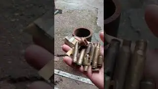 Brass Turns into Gold after Casting