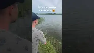 Чуть не утащил спиннинг! 🤯 Карпфишинг!