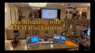 Sony FX6/FX9 + ATEM Mini Extreme Setup at the ATL Photojournalism Seminar