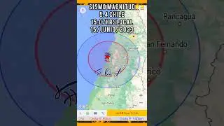 SISMO 5.4 CHILE ONDA SISMICA