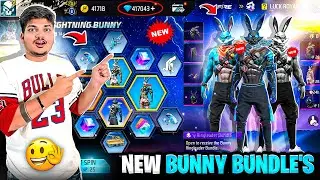 Free Fire I Got New Black And Silver Bunny Bundles😍😭 10,000 Diamonds Spend -Garena Free Fire