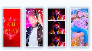 New Name Art & Photo Shake Effect Video Editing in Telugu || Full screen video editing