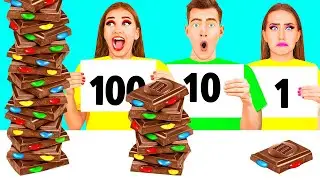 100 Слоев еды Челлендж c Fun Fun Challenge