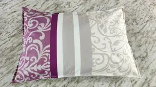 Confeccionando FUNDA DE ALMOHADA con cierre, rápido y fácil