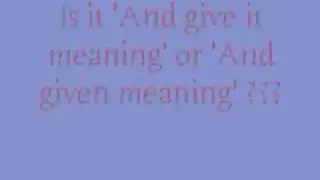 I Have a Question for You Guys