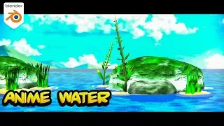 Easy Dynamic Anime Water shader In Blender | Blender Tutorial
