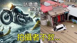咕嚕嚕... 別拍了... 救救... 我.. 咕嚕嚕... 好嗎？｜台灣行車影像凱米颱風特集