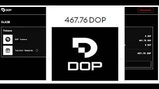 Claim AIrdrop token DOP  467.76  II Mạng ETH