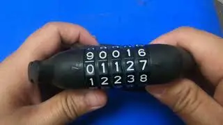 CODE RESETTING - BICYCLE COMBINATION LOCK - PART 2