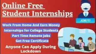 Free work from home internship jobs