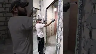Штукатурка стен Все этапы. Рус панель, армирование разнородных материалов. Культура производства.