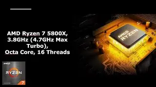 🔥 AMD Ryzen 7 5800X, 3.8GHz (4.7GHz Max Turbo)