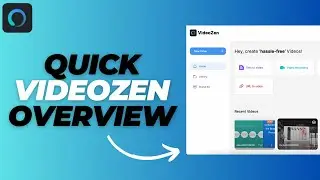 VideoZen Tutorial For Beginners Under 2 minutes | All The Features Explained