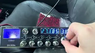 Listening to some CB skip on 37 & 38 Lower Side Band (Galaxy DX959B & Tram 3500)