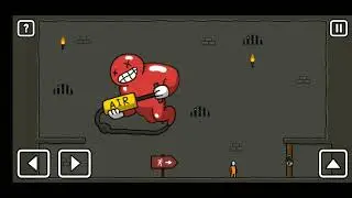 Как пройти уровень 60 one level 3. Stickman 3. Босс 5, надувной человек. 