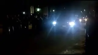 Belzer Rebbe’s Motorcade In Tiveria
