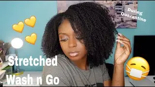 💛Updated Wash n Go Routine👩🏾‍🦱💦|Using Curls b n Control Sculpting Gel |Type 4 Hair