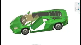 Lamborghini Aventador S - General Views and Several Animations