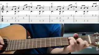 Have You Ever Seen The Rain - Easy Fingerstyle Guitar Playthrough Tutorial Lesson With Tabs