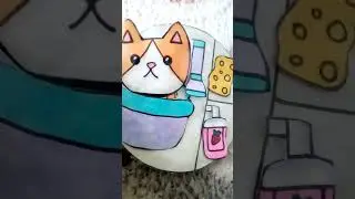 Сквиши домик для котика   