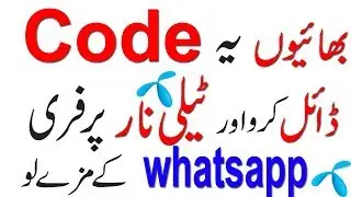 TELENOR 4G FREE WHATSAPP JUST A SIMPLE CODE, IN [URDU/HINDI]  ||  Enjoying free whatsapp on Telenor