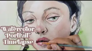 Watercolor Portrait TIME-LAPSE | ARTENICA