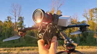 Sunset Surfing with "Mini Cine" FPV Drone