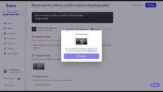 How to change thumbnail image of a video?