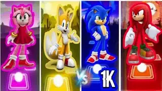 sonic pink vs sonic yelo vs sonic vs sonic Red