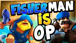 TOP LADDER with NEW OP RG FISHERMAN DECK! - CLASH ROYALE