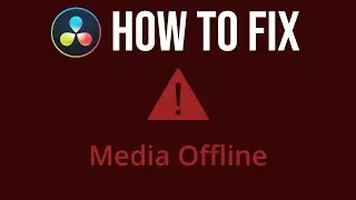 How to Fix Media Offline Error (Missing Files) in DaVinci Resolve 17