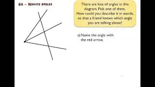 8A  - Angles and naming angles