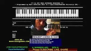 Live Drunken (not that drunk) Keyboard Playing Fak It Stream !!!!!!!!!!!