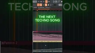 MAKING A TECHNO SONG - FL STUDIO 