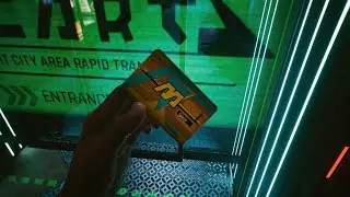 Cyberpunk 2077 - Taking The Metro Train