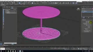 3ds Max 2018 - Ders 31 Basit Modellemeye Giriş Örnek 1 - Masa