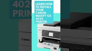 #shorts  Complete Guide: How to Install Canon MAXIFY GX4020 Printer