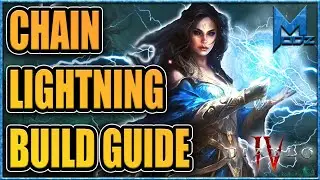 Buffed Chain Lightning Sorcerer Build Guide! It's Electrifyingly Good! Diablo 4 Patch 1.1.1