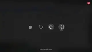 Feren OS Next's new power menu