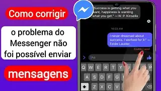 Corrigir o problema do Messenger não foi possível enviar a mensagem (2023) | Fix Messenger Message