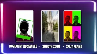 Split Screen, Smooth Zoom, Movement Rectangle - Spark AR Studio [ Tutorial ]