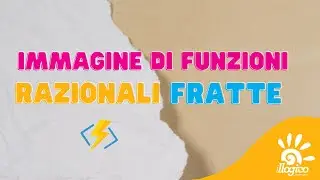 Immagine di una funzione razionale fratta