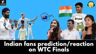 Indian Fans predictions on WTC FINAL | Reactions Winners,fav players? | wtc final,cricket,ind vs nz