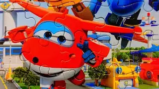 Airplane Jett and Friends | puzzle for kids Super Wings | Sunny Yellow puzzle