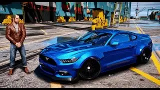 ► GTA 5 REDUX ✪ - Ultra Realistic Graphic ENB MOD - Ford Mustang - WB - 1080p 60 FPS - PC GTA V